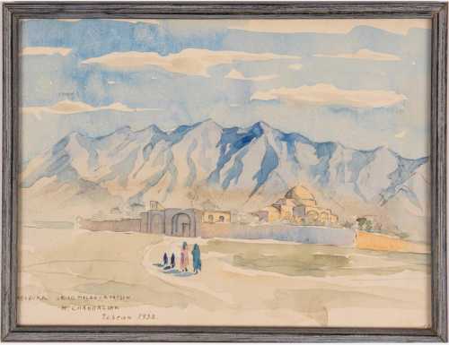 ArtChart | Tehran 1938, Mosquee Seied Malak-Khatoun, by Misha Shahbazian