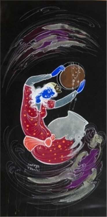 ArtChart | Woman with Wine Jugs by Sadegh Tabrizi