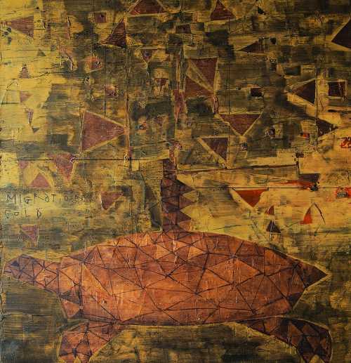 ArtChart | Migration Gold by Reza Derakhshani