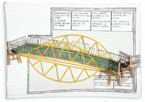 ArtChart | Bridge with Three Chairs: A Poem by Wallace Stevens by Siah Armajani