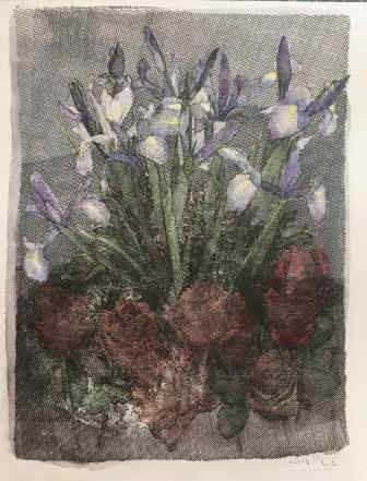 ArtChart | Irises and Roses by Amirkasra Golrang