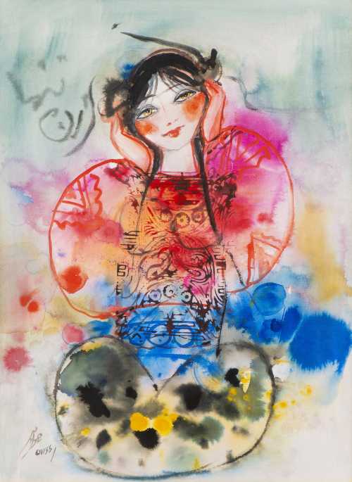 ArtChart | Jeune femme by Nasser Ovissi