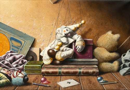 ArtChart | Still Life with Pierrot Marionette and by Wahed Khakdan