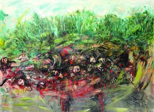 ArtChart | The Memory of Bosnia (the Death Pit) by Mohammad Fasoonaki