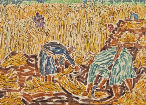 ArtChart | La Moisson (The Harvest) by Inji Aflatoun