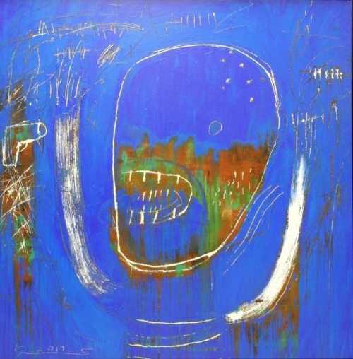 ArtChart | Blue Portrait by Esmaeil Bahrani