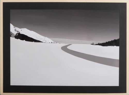 ArtChart | Pair of snowy landscapes from the series ‘The roads’ by Abbas Gharib