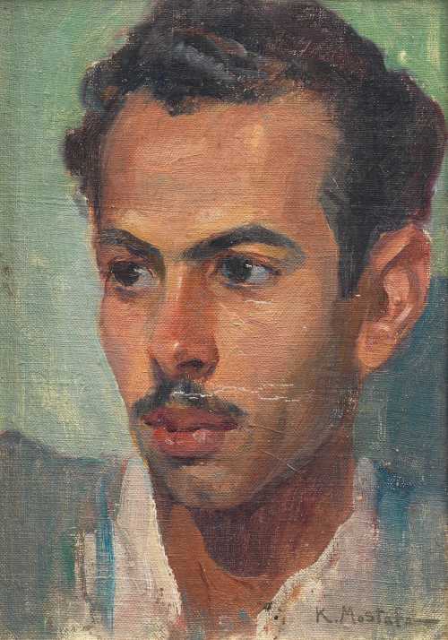 ArtChart | Portrait of the Artist's Brother Hamed by Kamel Moustafa