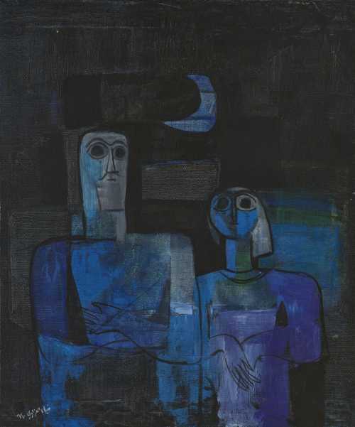 ArtChart | Man and Woman by Dia Azzawi