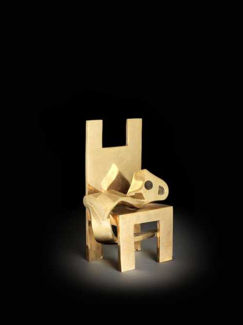 ArtChart | Heech on a Chair by Parviz Tanavoli