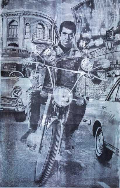 ArtChart | Reza the Motorcyclist Returns by Khosrow Hassanzadeh