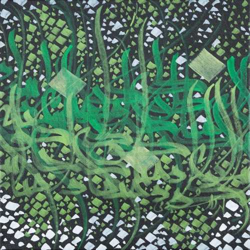 ArtChart | Composition in Green by Mehrdad Shoghi Haghdoost