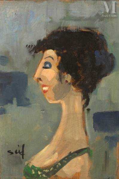 ArtChart | Portrait of a Woman by Seif Wanly