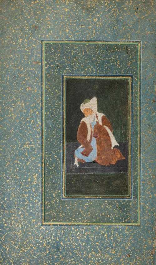آرتچارت | نقاشی ملا، ایران، قرن نوزدهم از هنرمند ناشناس