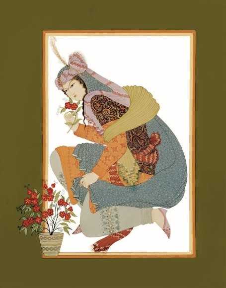 ArtChart | Woman & Flowerpot by Farah Ossouli