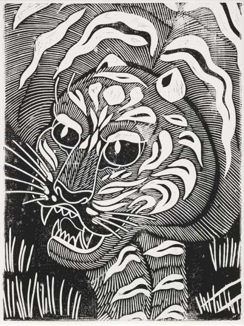 ArtChart | Tiger Face by Kour Pour