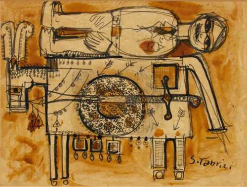 ArtChart | Mann und Ziegenbock by Sadegh Tabrizi
