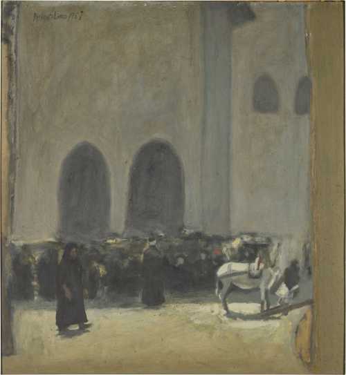 ArtChart | A Donkey by the Souk by Hassan Soliman