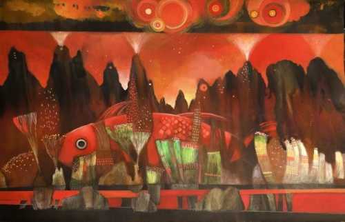 ArtChart | Endless Red by Maneli Manoochehri