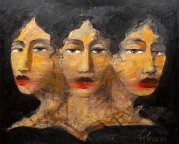 ArtChart | Untitled: Three Women by David Harouni