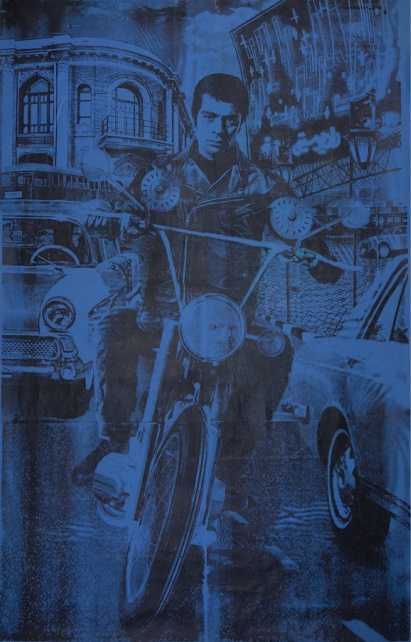 ArtChart | Reza the Motorcyclist Returns by Khosrow Hassanzadeh