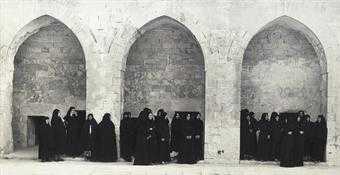 ArtChart | Veiled Women in Three Arches (from The Soliloquy Series) by Shirin Neshat