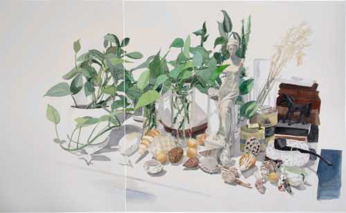 ArtChart | Shells, pipe & Venus de milo by Amirkasra Golrang