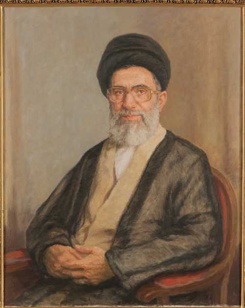 ArtChart | khamenei's Portrait by Keykhosro Khoroush