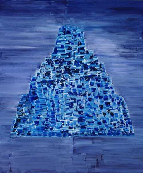 ArtChart | Honor Blue by Reza Derakhshani