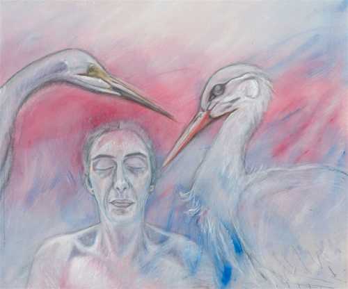 ArtChart | Crane ، Stork and Me by Pantea Rahmani