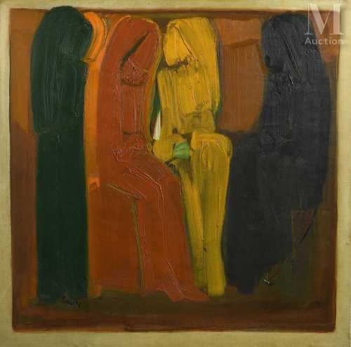 ArtChart | Four seated women by Paul Guiragossian