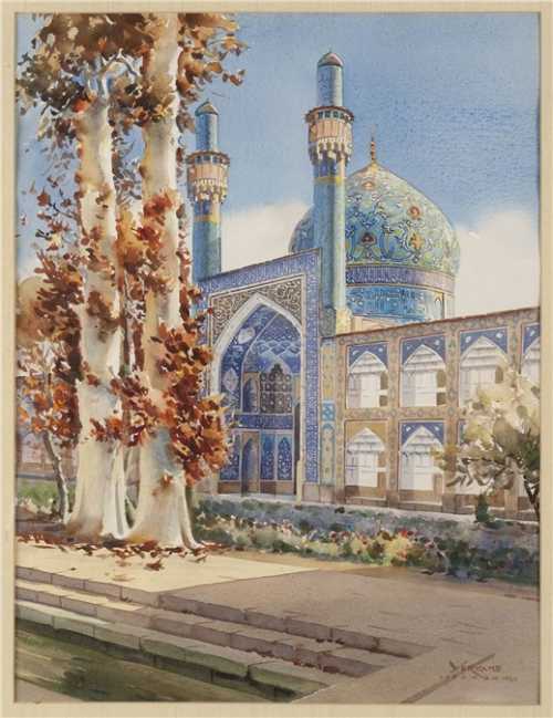 ArtChart | Shah Mosque of Isfahan, Iran by Yervand Nehapetian