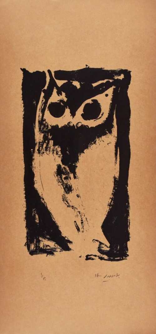 ArtChart | Ancient Inscriptions: Owl by Bahram Dabiri