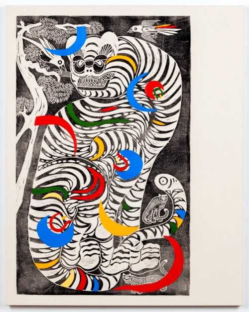ArtChart | Kkachi Horangi (Magpie and Tiger) by Kour Pour