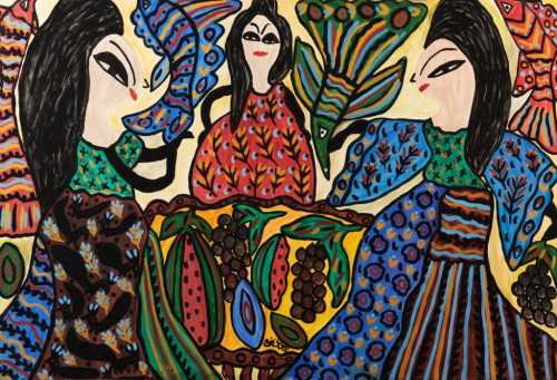 ArtChart | Les Trois Grâces by Baya Fatima