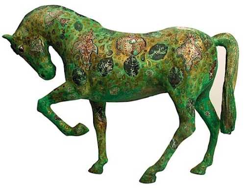 ArtChart | Horse in rain by Gizella Varga Sinai
