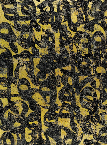 ArtChart | 9's on Yellow by Farhad Moshiri