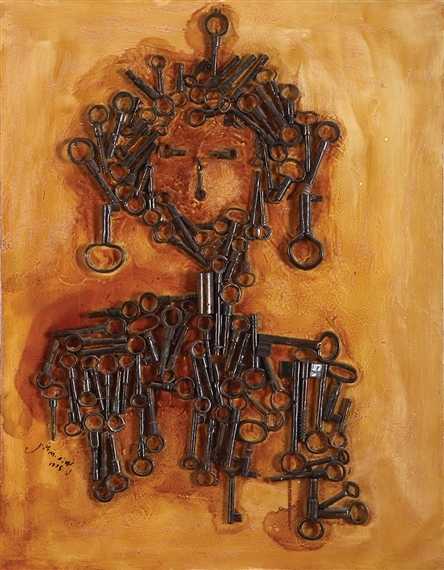 ArtChart | Woman with Keys by Manouchehr Niazi