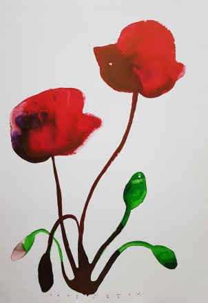 ArtChart | Oriental Poppy by Ahoo Hamedi