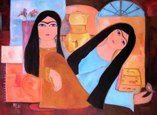 ArtChart | Two Sisters by Azita Hedayati