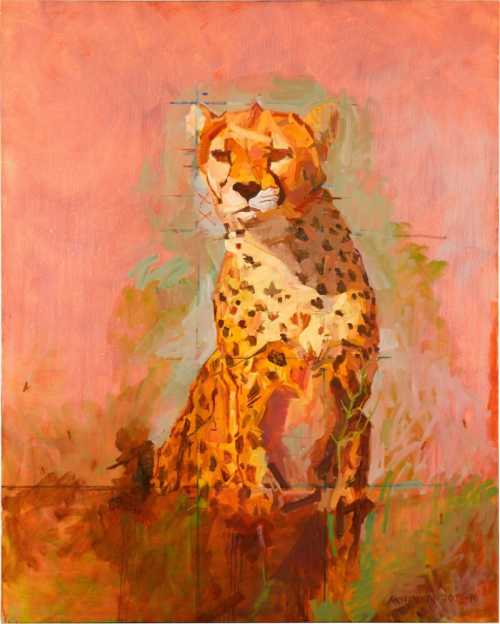 ArtChart | Portrait of Asiatic Cheetah by Amirhossein Akhavan