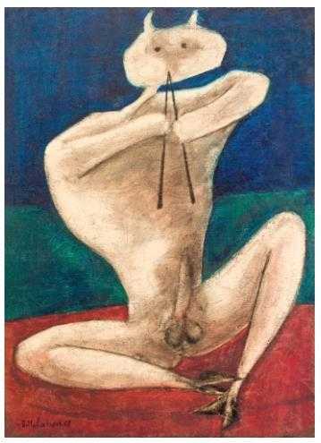 ArtChart | UNTITLED (SATYR OR PAN) by Bahman Mohasses