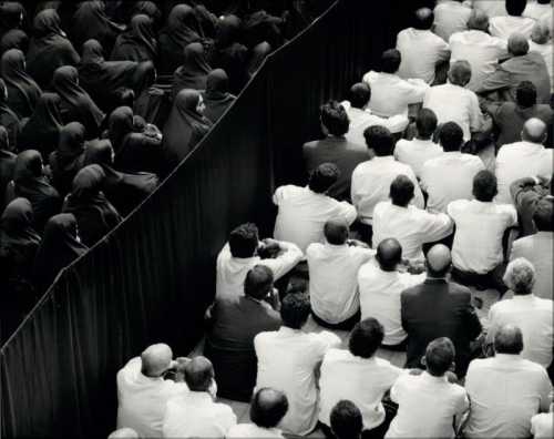 ArtChart | Fervor Series (Crowd from back, close up) by Shirin Neshat