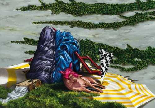 ArtChart | Falling Asleep in Each other’s Embrace by Sanam Sayeh afkan