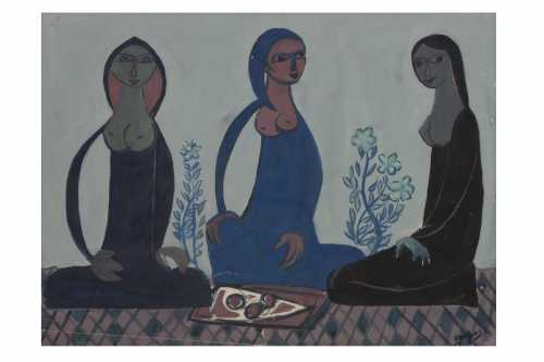 ArtChart | Trois demoiselles by Faraj Abbo