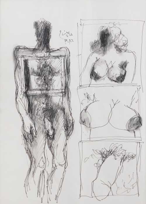 ArtChart | Untitled (The Male & Female Form) by Ismael Fattah