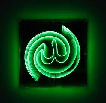 ArtChart | God is Alive, He Shall Not Die (Green) by Nasser Al Salem
