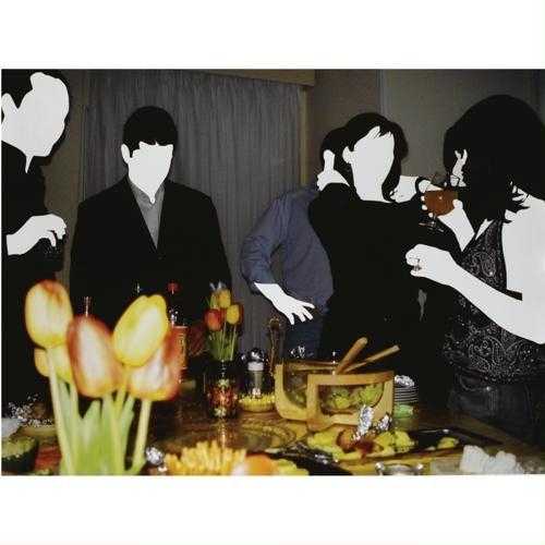 ArtChart | GOODBYE PARTY: TULIPS ON THE DINNER TABLE (FROM THE PARTY SCENES SERIES) by Amirali Ghasemi