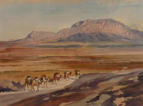 ArtChart | Caravan in the desert by Yervand Nehapetian