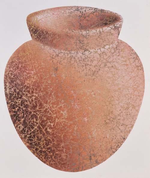 ArtChart | Terracotta Jar with Multicolored by Farhad Moshiri